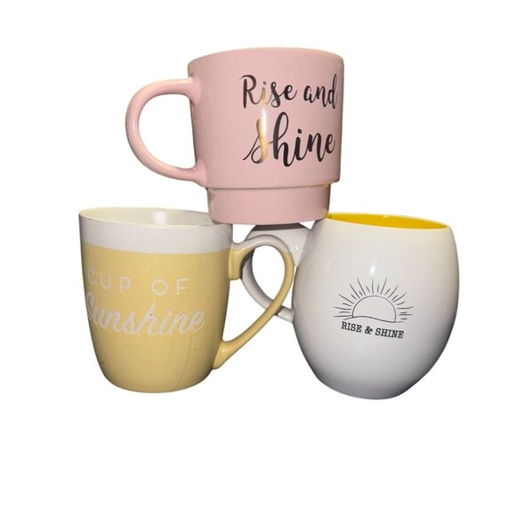 Nicole Miller & Sheffield Home Ceramic Mug Set - Picture 1 of 16